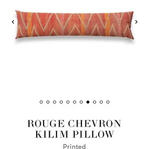 St. Frank Rouge Chevron Kilim Pillow